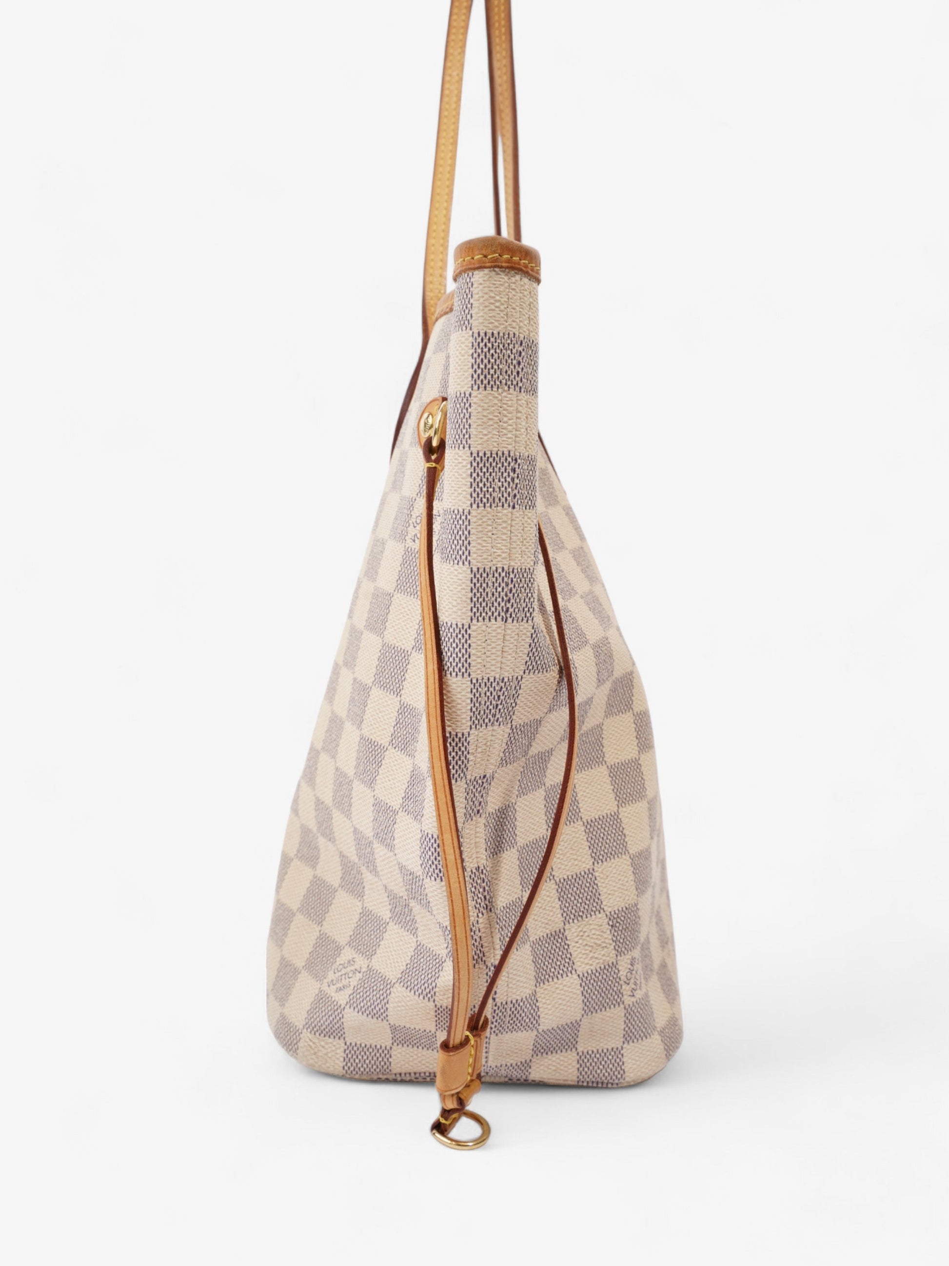 Luxury Women's Tote Bag | Louis Vuitton Neverfull Damier Azur Coated Canvas MM