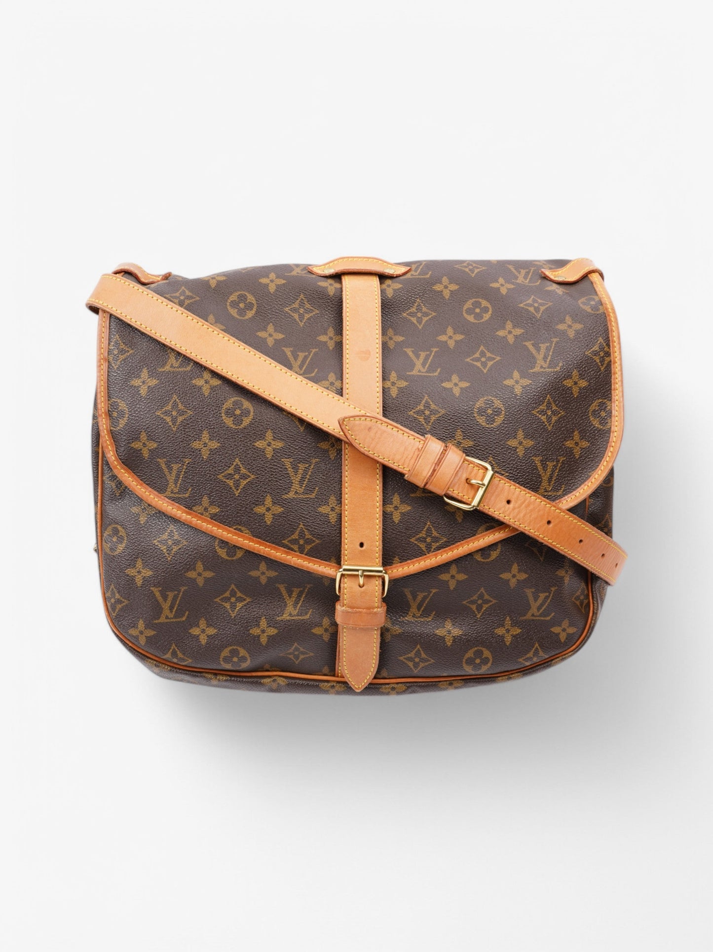 Louis Vuitton Saumur Monogram Coated Canvas 35