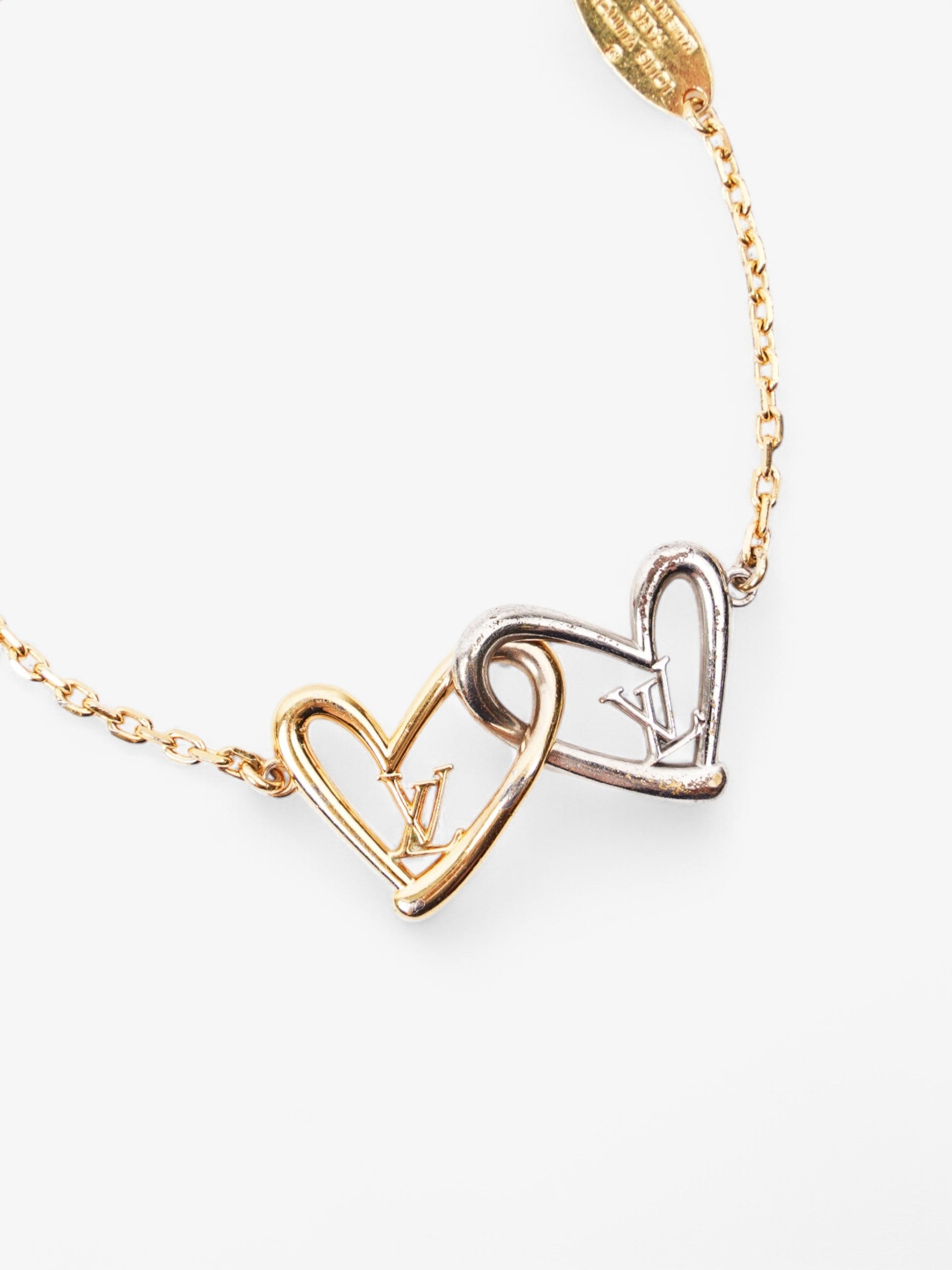 Louis Vuitton Foreign Love Bracelet Gold / Silver Gold Plated 19cm