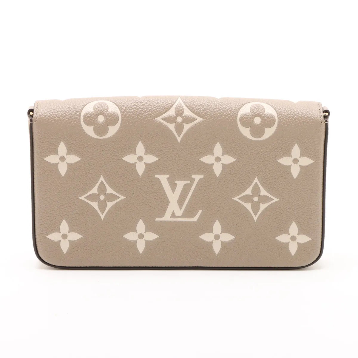 Louis Vuitton Beige Bicolor Monogram Empreinte Leather Pochette Felicie [Clearance Sale]