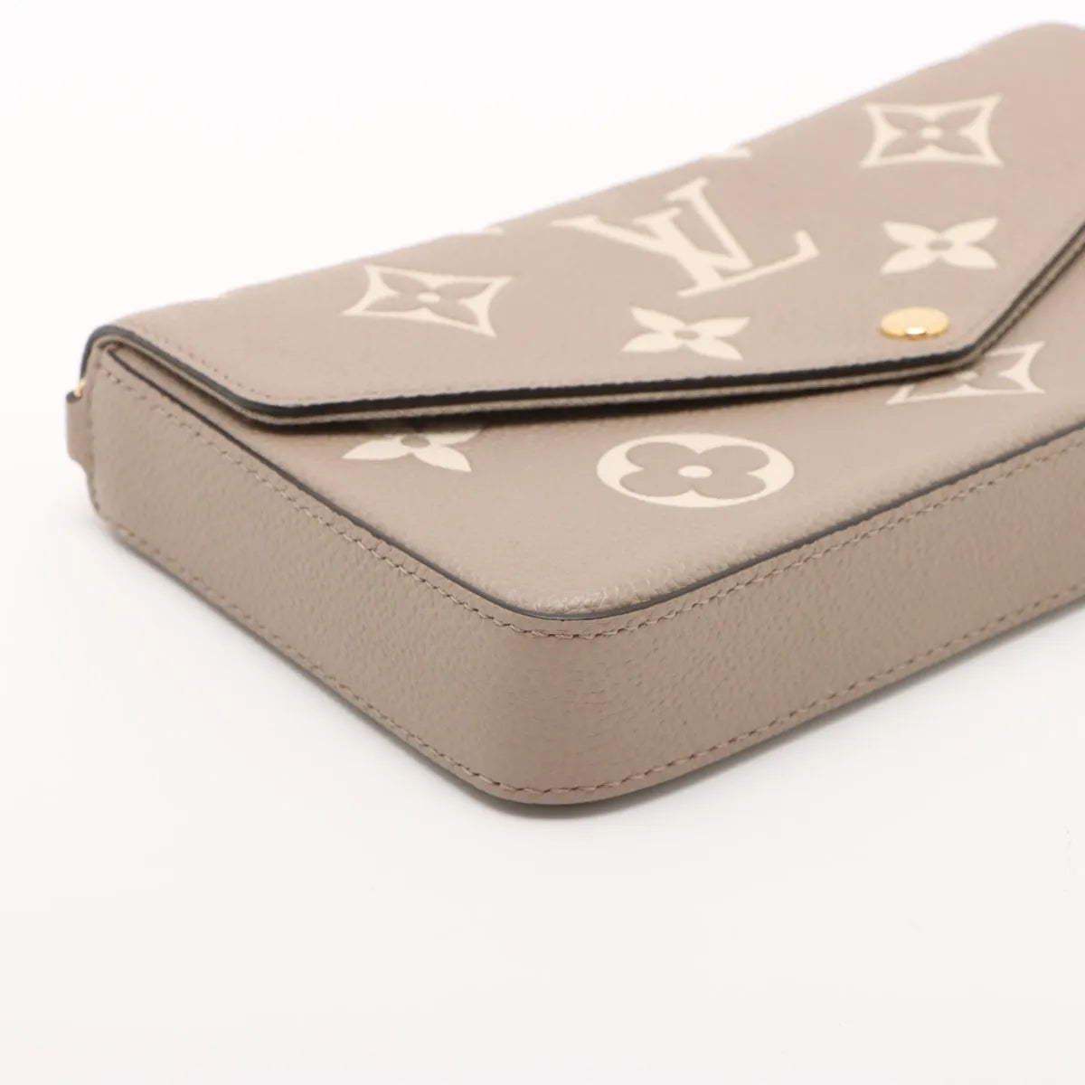 Louis Vuitton Beige Bicolor Monogram Empreinte Leather Pochette Felicie [Clearance Sale]
