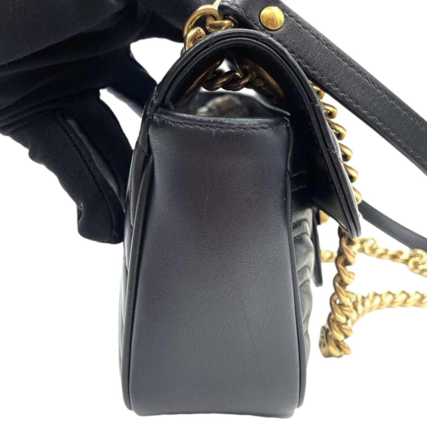 Gucci Chain Leather Shoulder Bag