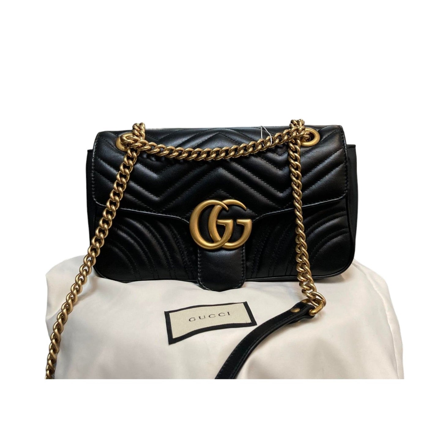 Gucci Chain Leather Shoulder Bag