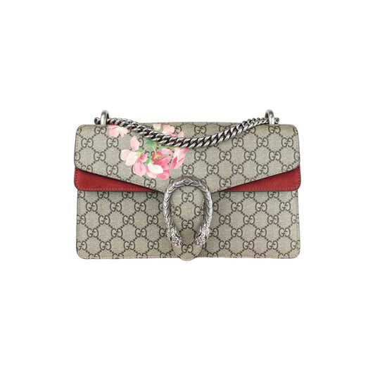 Gucci Monogram Chain Canvas Shoulder Bag