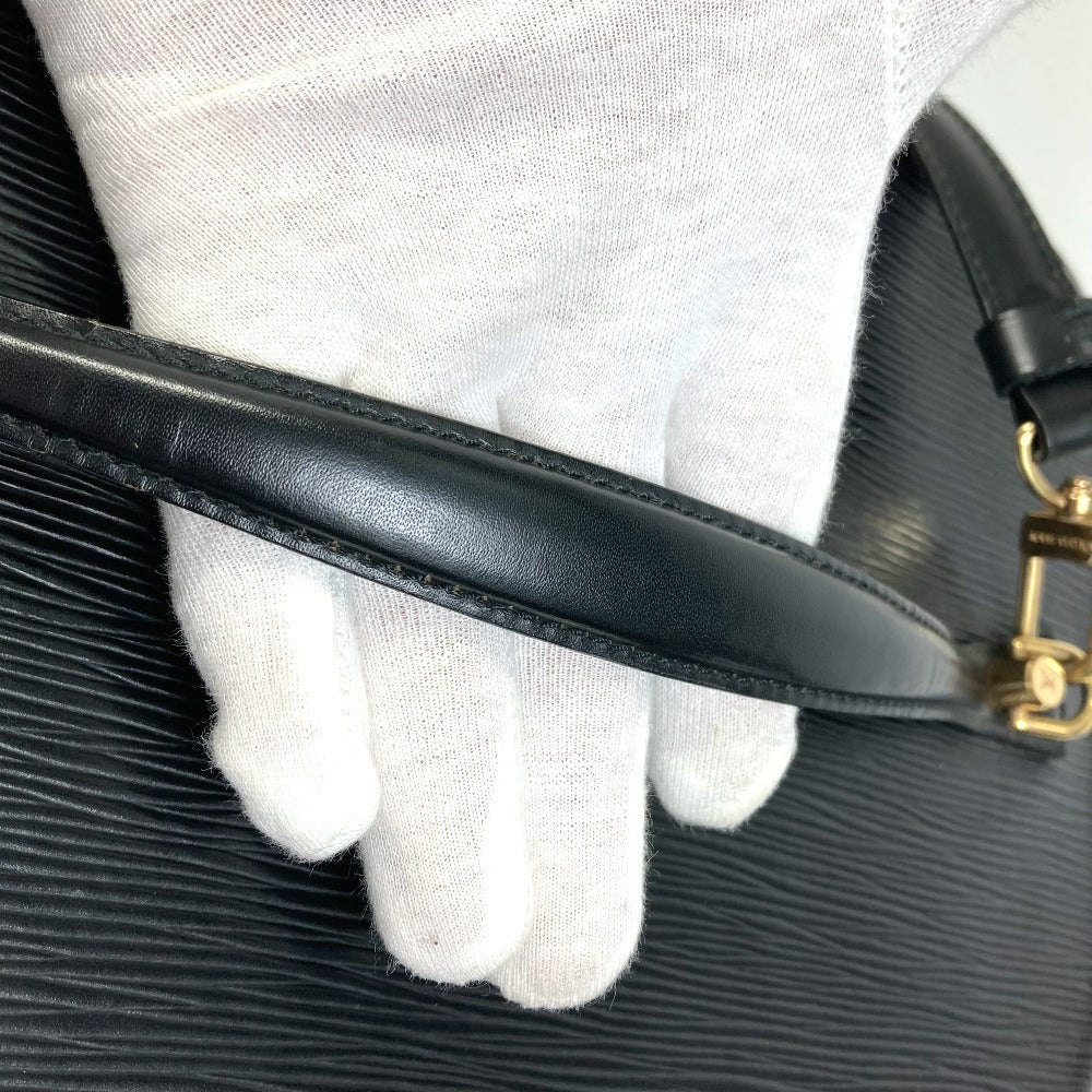 LOUIS VUITTON Shoulder Bag Epi Leather black Epi Nice