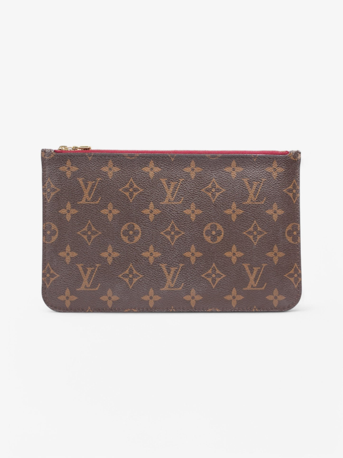Louis Vuitton Neverfull Clutch Monogram Coated Canvas