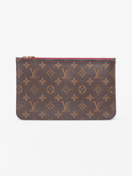Louis Vuitton Neverfull Clutch Monogram Coated Canvas
