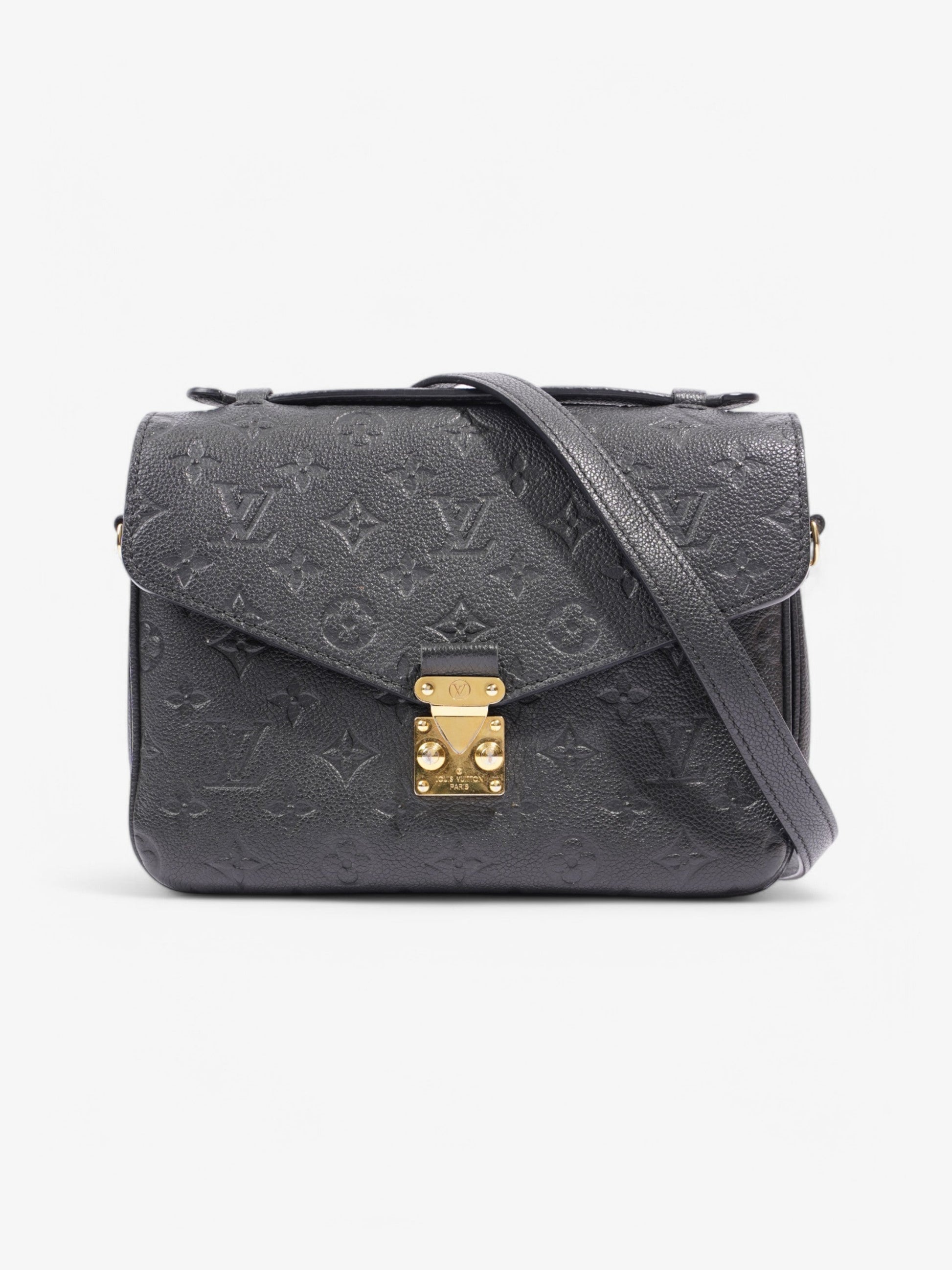Louis Vuitton Pochette Metis Black Empreinte Leather