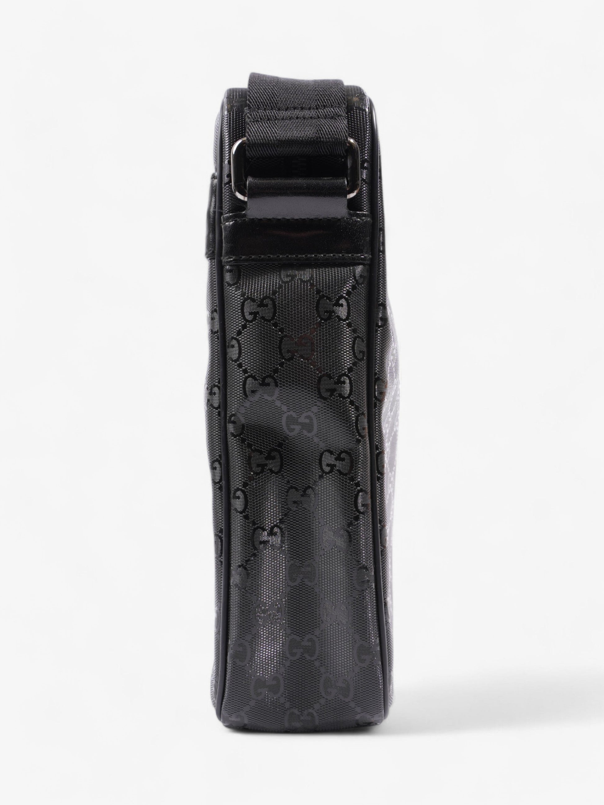 Gucci GG Imprime Messenger Black Coated Canvas