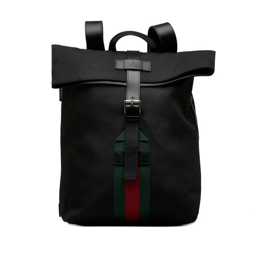 Gucci Web Canvas Shoulder Bag Style 1