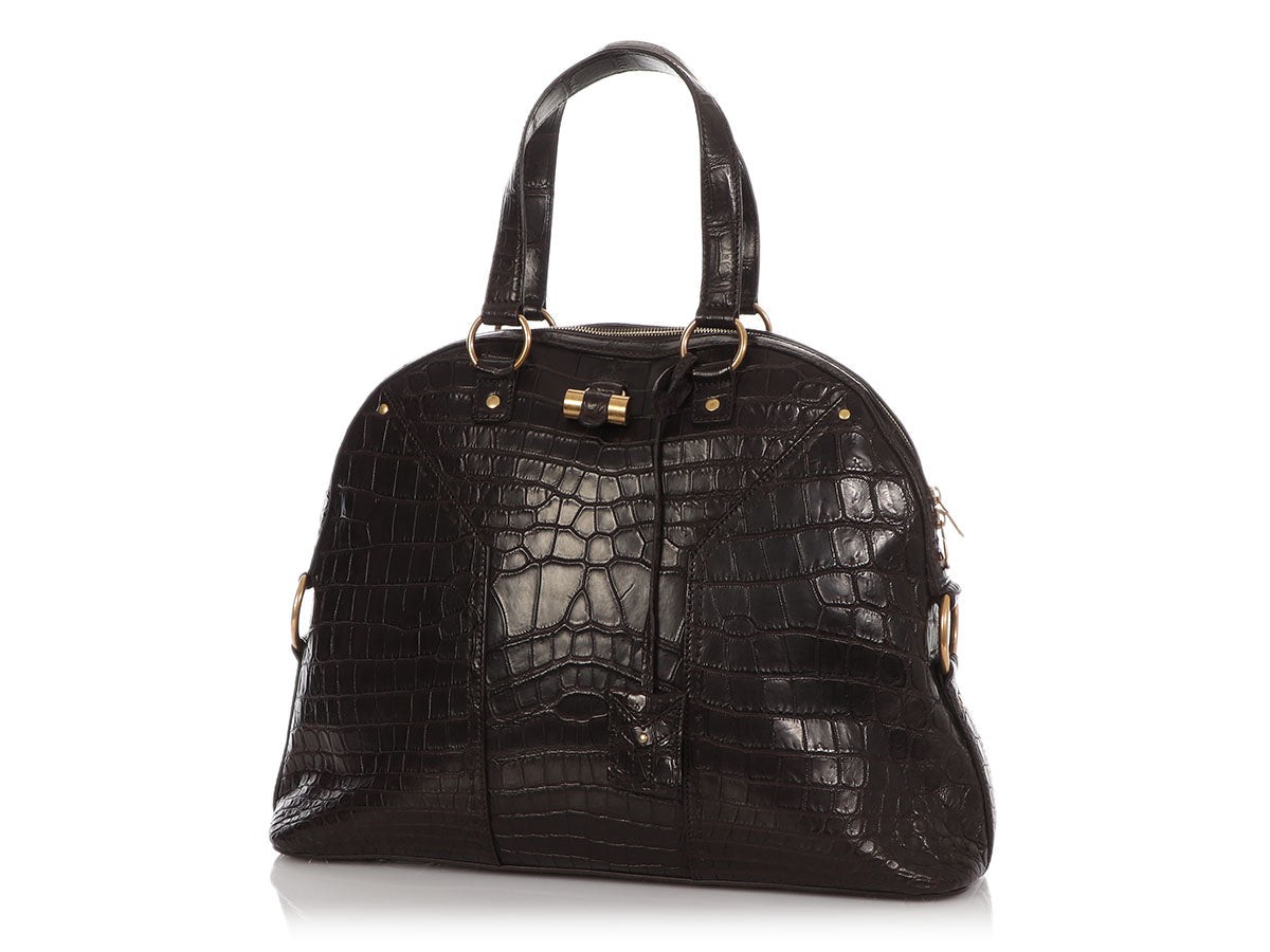 Saint Laurent Brown Alligator M