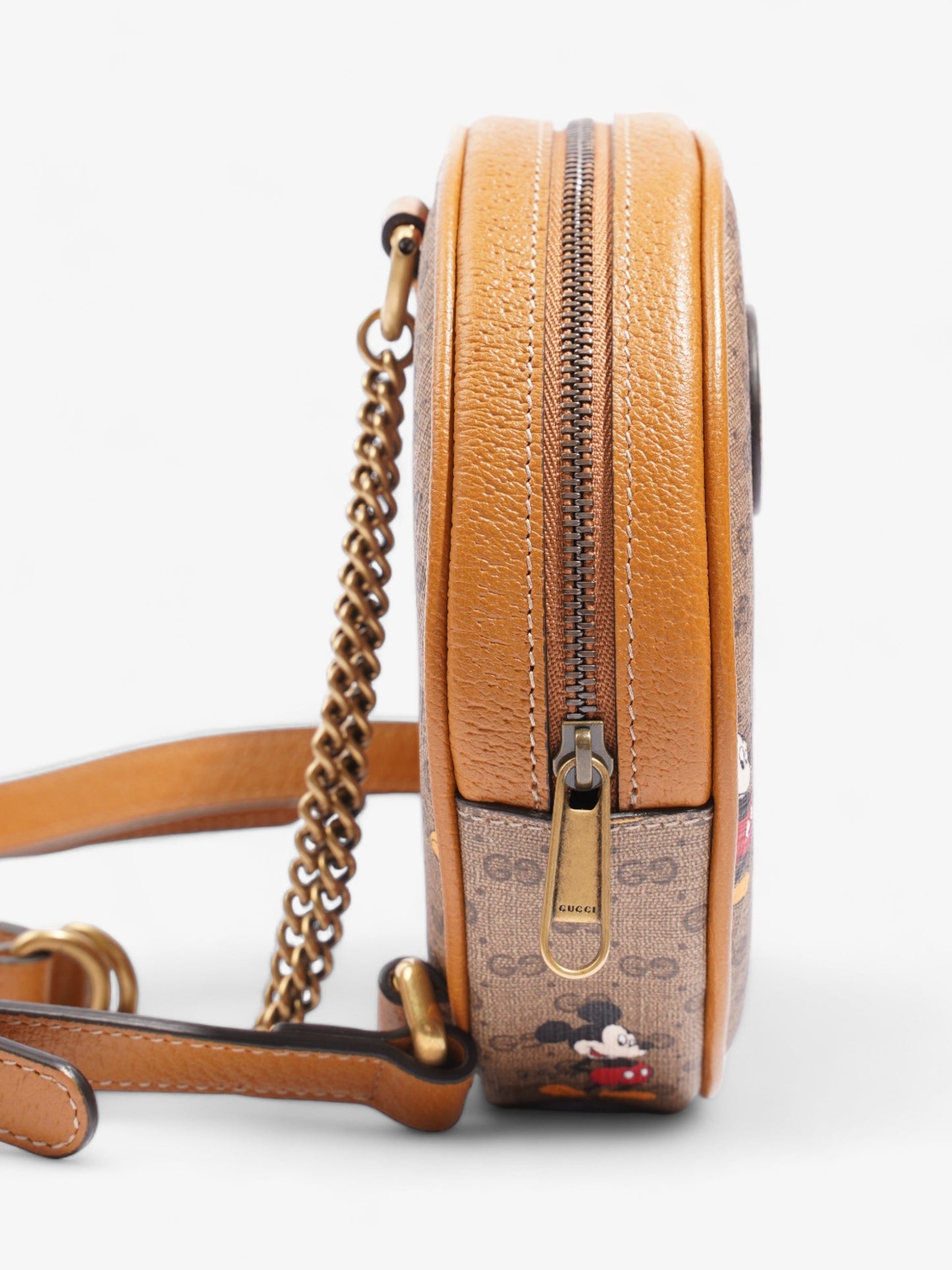 Gucci Gucci x Disney Round Mini Backpack GG Supreme Canvas