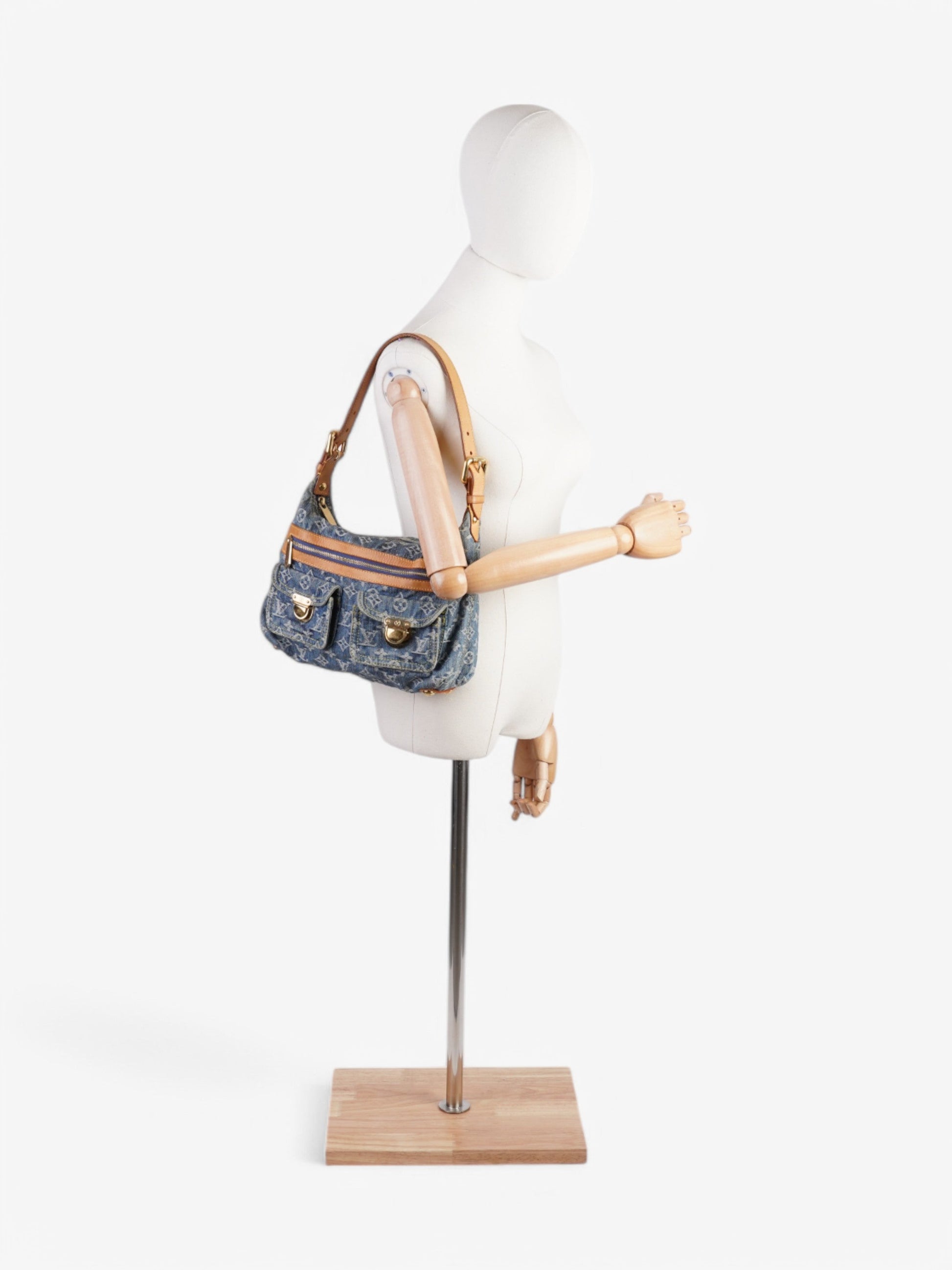 Louis Vuitton Baggy Blue / Brown Denim
