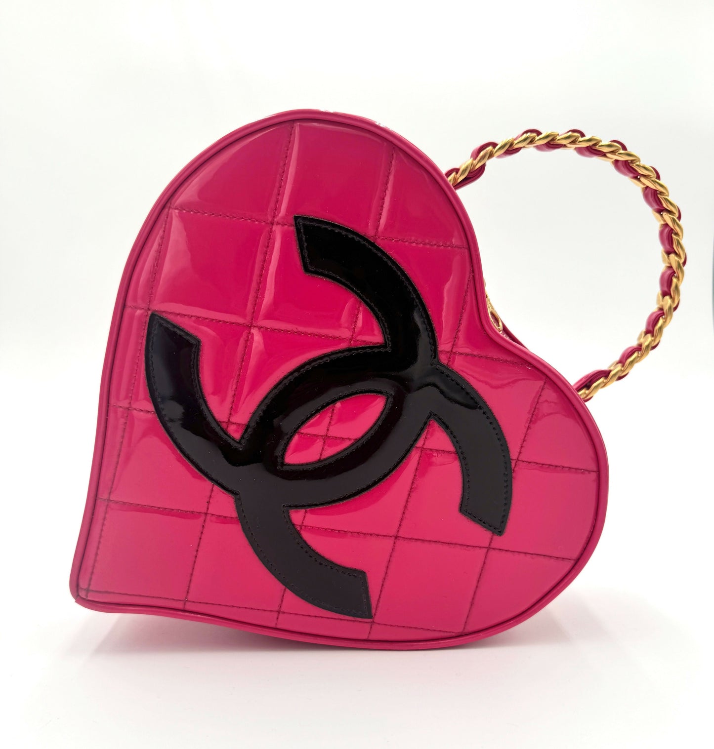 Chanel 1995 Barbie Barbie/Pink Heart Vanity Bag
