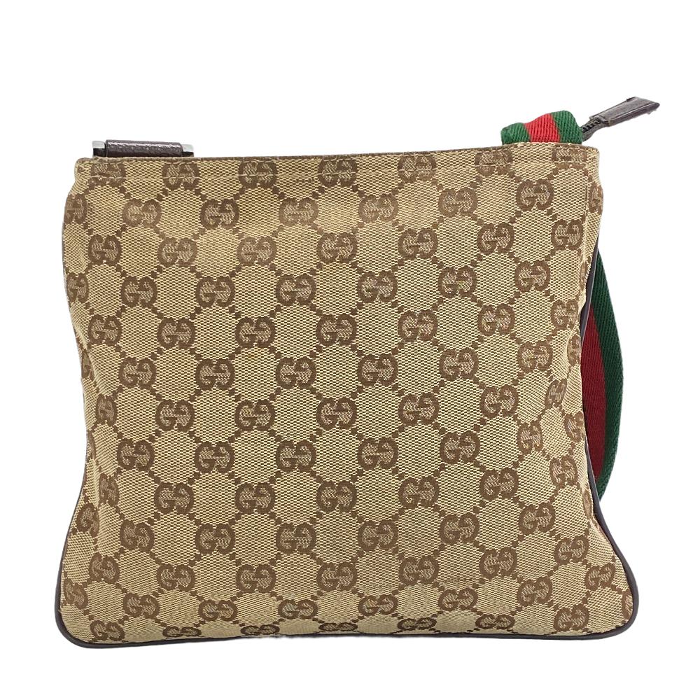 GUCCI Shoulder Bag 146309 GG canvas beige GG canvas Women