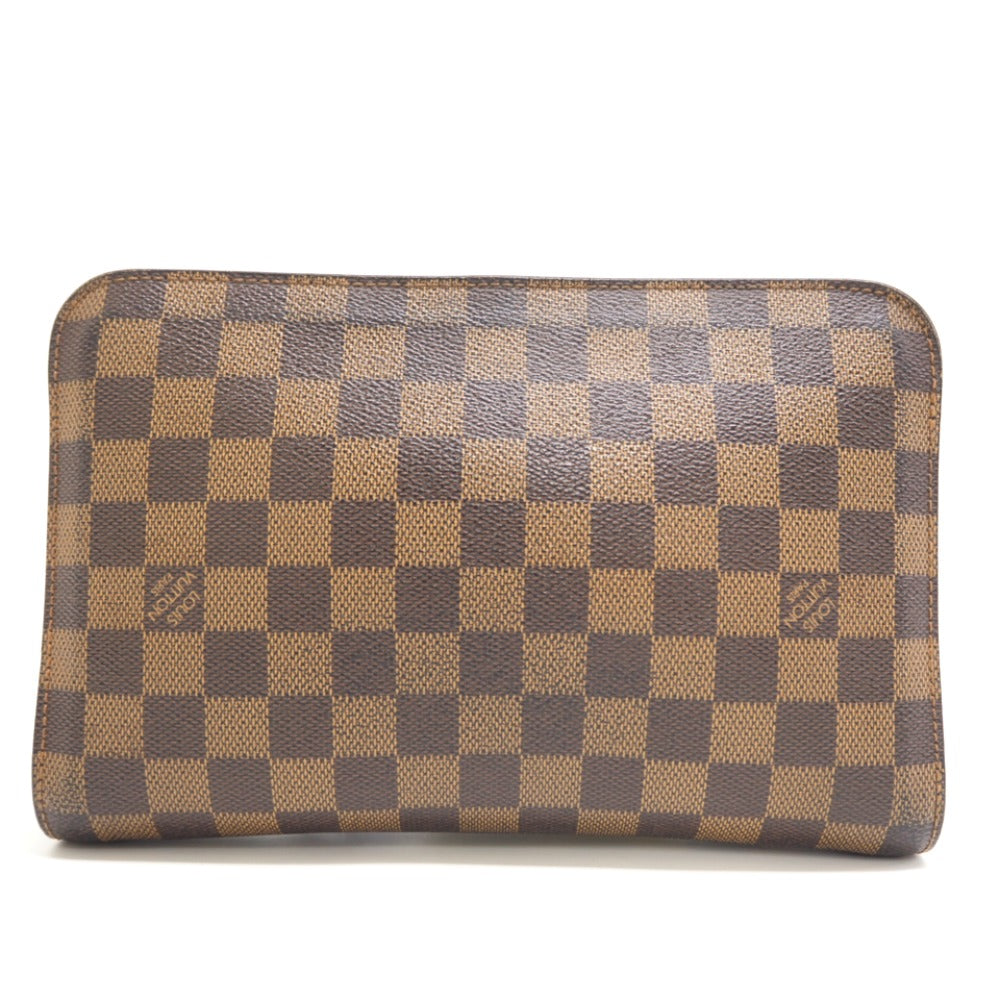 LOUIS VUITTON business bag N51993 leather Brown Clutch bag Damier Saint Louis mens