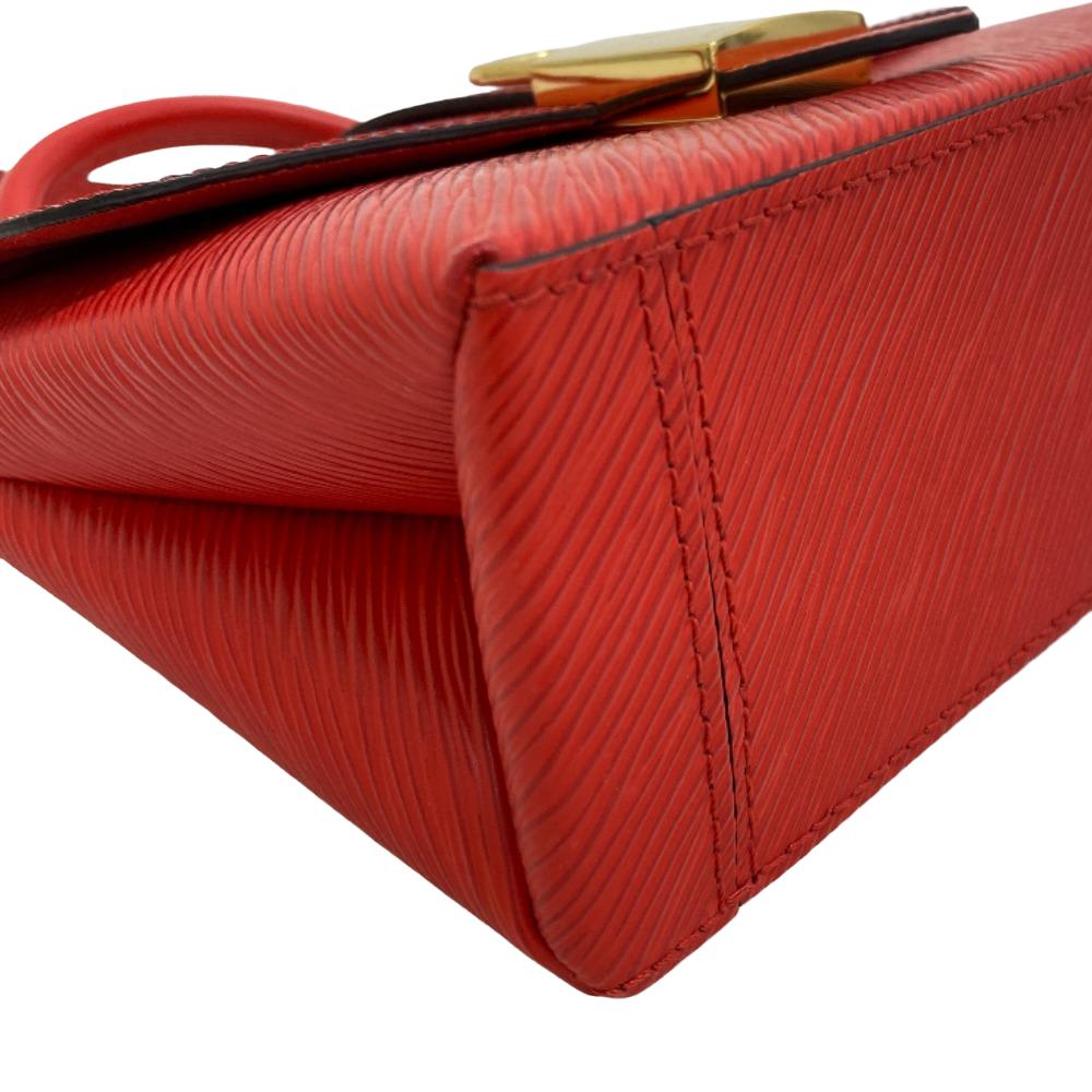 LOUIS VUITTON Shoulder Bag leather Red Epi Rocky bb Women