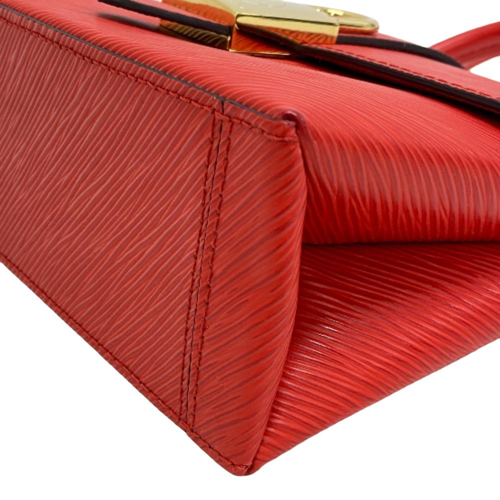 LOUIS VUITTON Shoulder Bag leather Red Epi Rocky bb Women