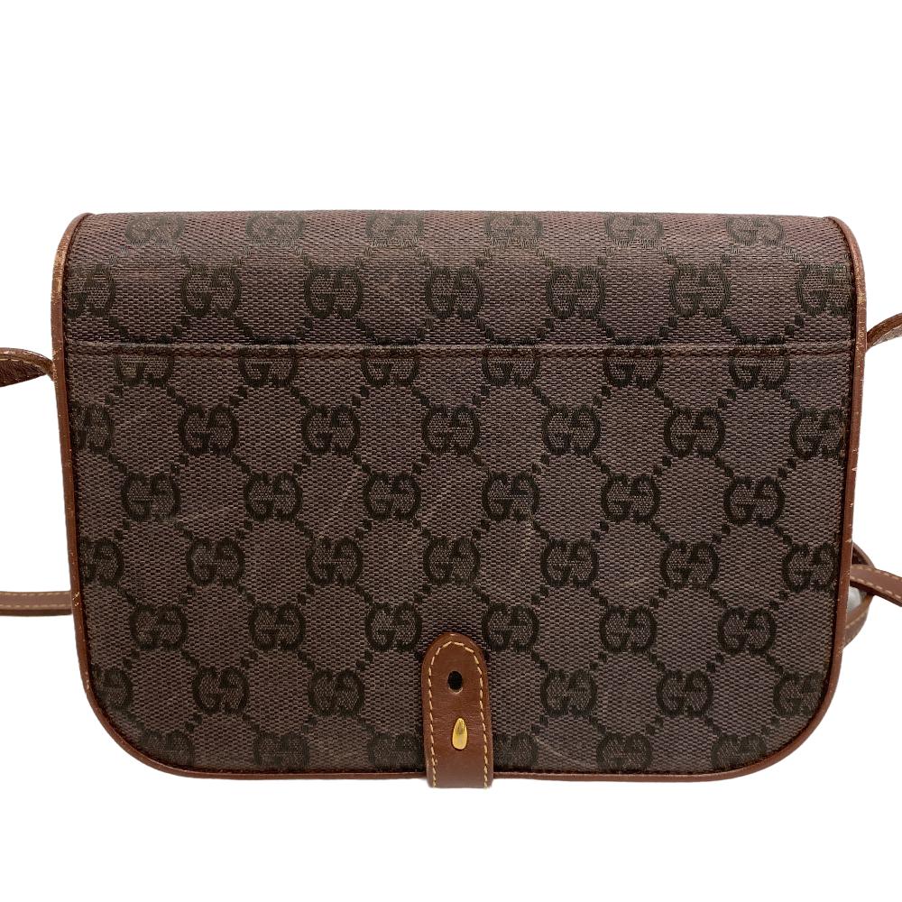GUCCI Shoulder Bag 26 007 0064 canvas Brown Old Gucci Women