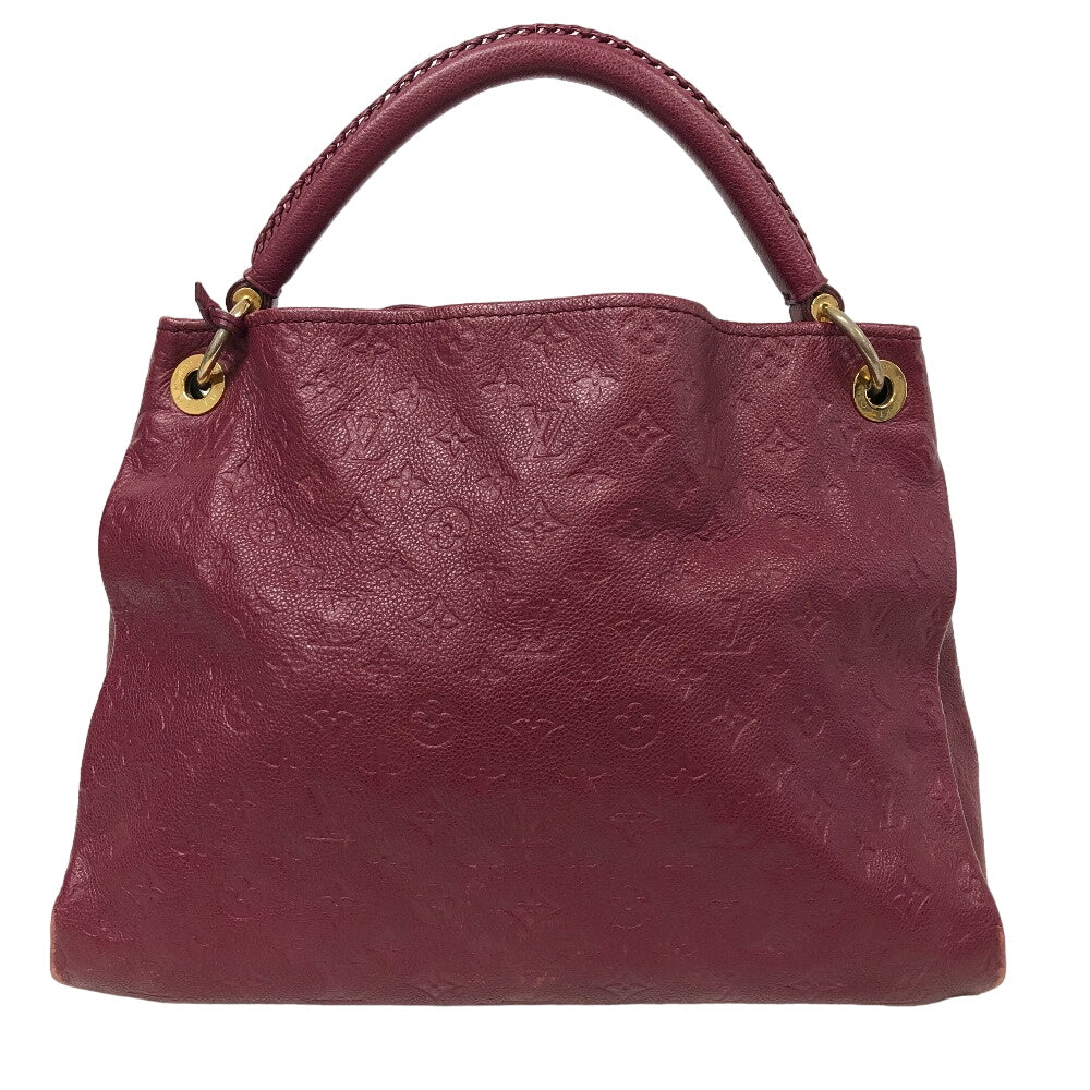 LOUIS VUITTON Handbag leather purple Monogram Ann Platt ArtsyMM Women