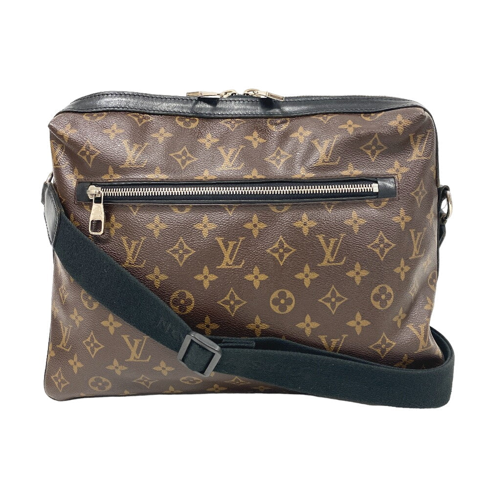LOUIS VUITTON Shoulder Bag leather Brown Monogram macacer Torres