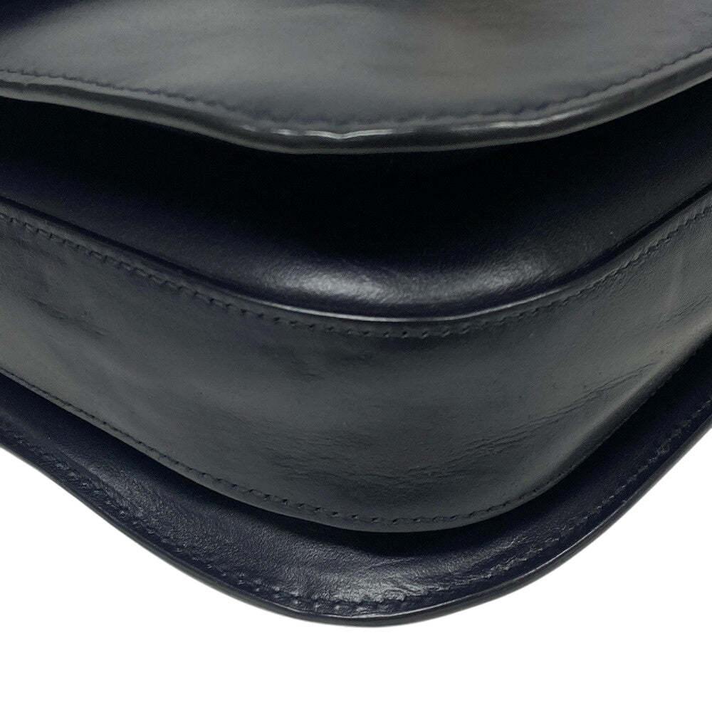 GUCCI Shoulder Bag 602204 Leather, Velour Navy Velor x leather Horsebit 1955 Women