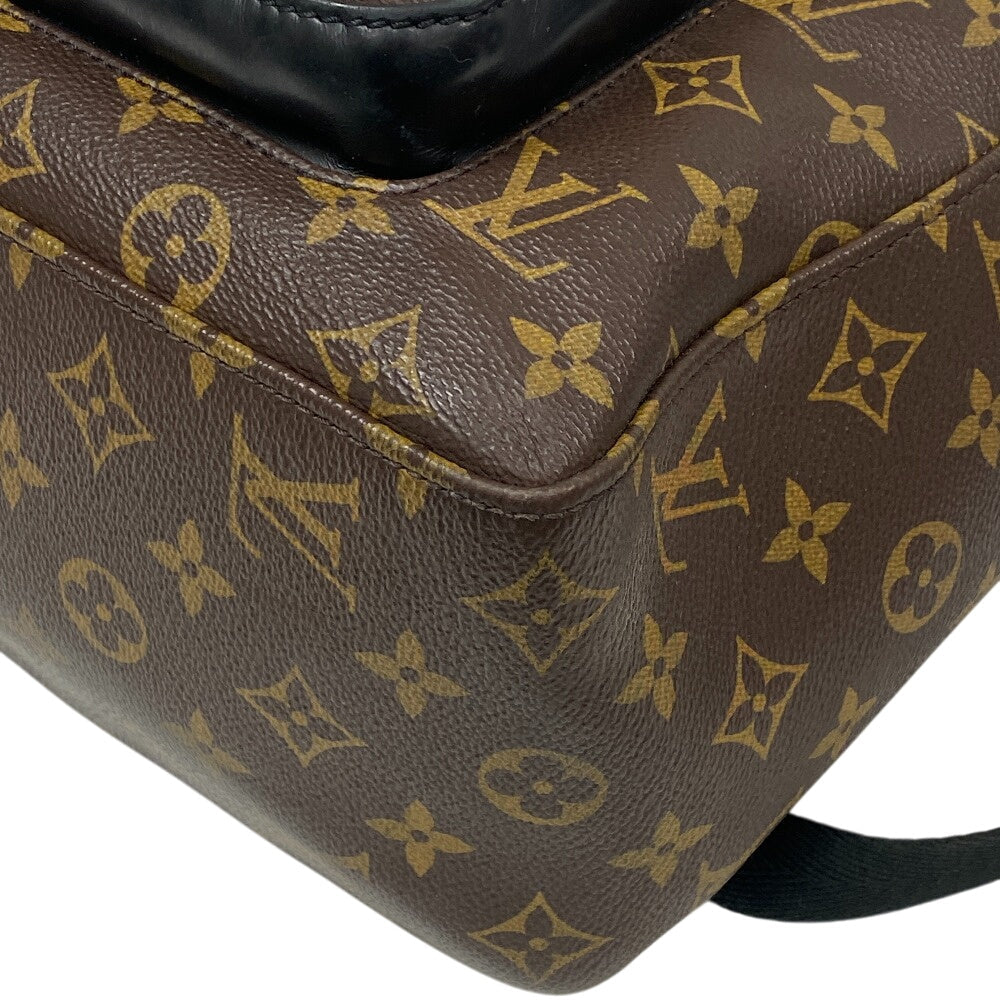 LOUIS VUITTON Backpack Monogram, Leather Brown Monogram Josh mens(Unisex)