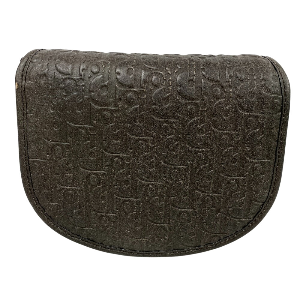 Christian Dior Shoulder Bag leather Brown gallop Women