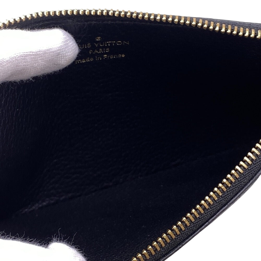 LOUIS VUITTON Pochette leather Black brown Monogram Ann Platt Pochette trio Women
