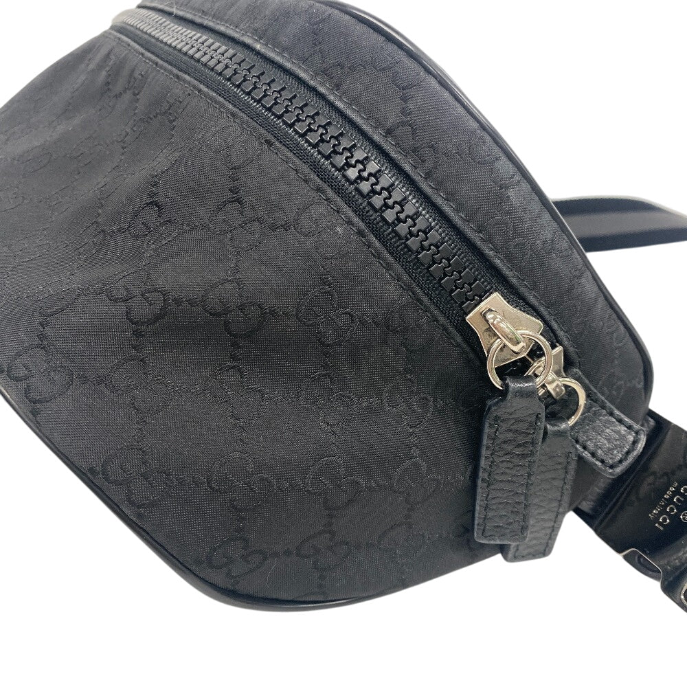 GUCCI Sling bag Nylon, Leather black GG nylon unisex(Unisex)