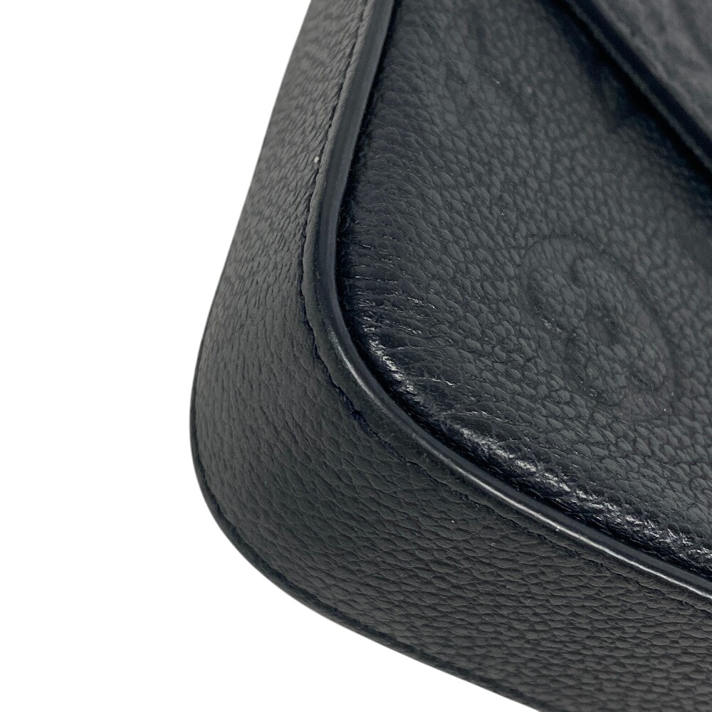 LOUIS VUITTON Pochette leather Noir Monogram Ann Platt Pochette Felice