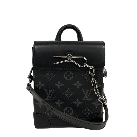 LOUIS VUITTON Shoulder Bag Monogram Eclipse black Monogram Eclipse Nano Steamer