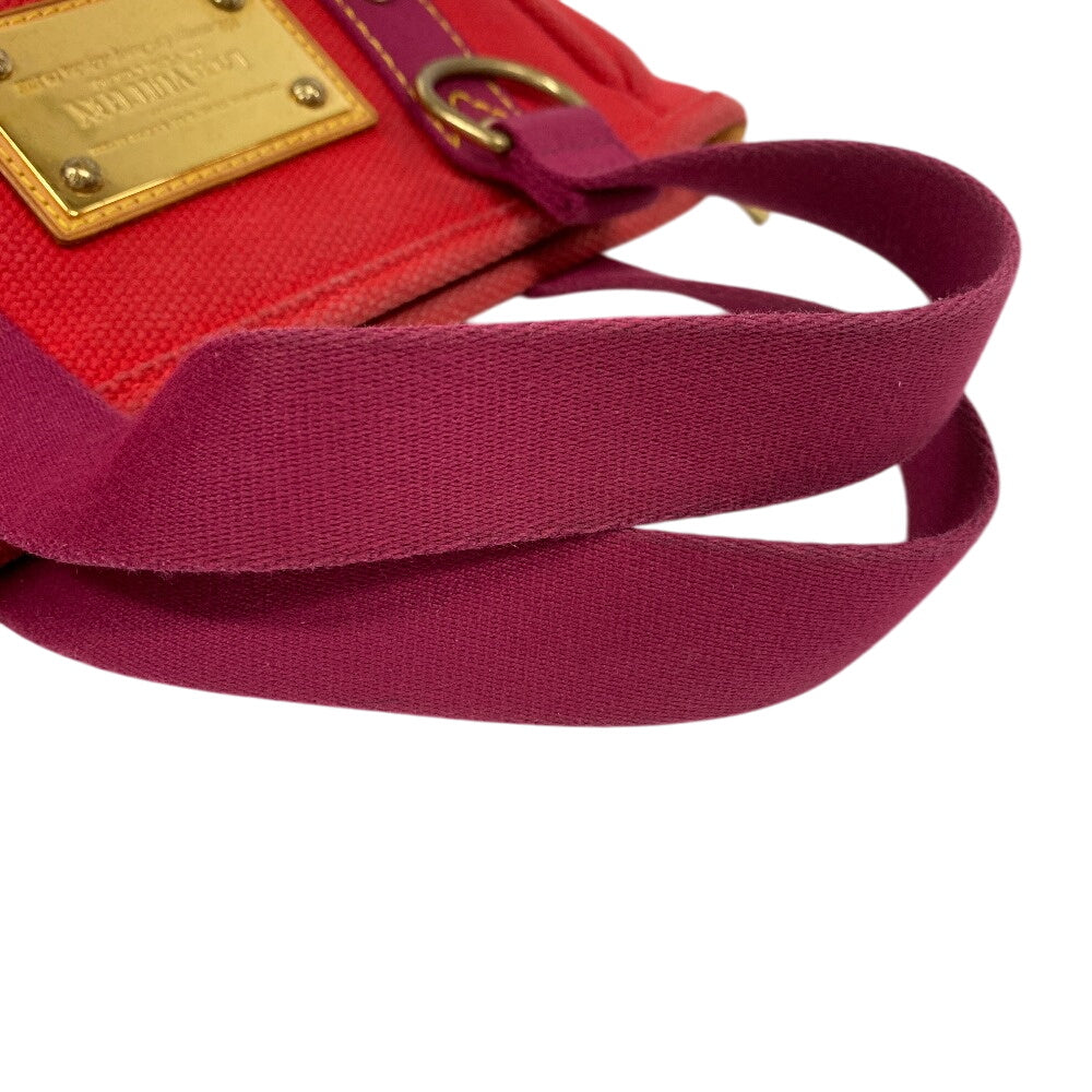 LOUIS VUITTON Handbag M40037 canvas Red With logo Antigua Kava PM Women