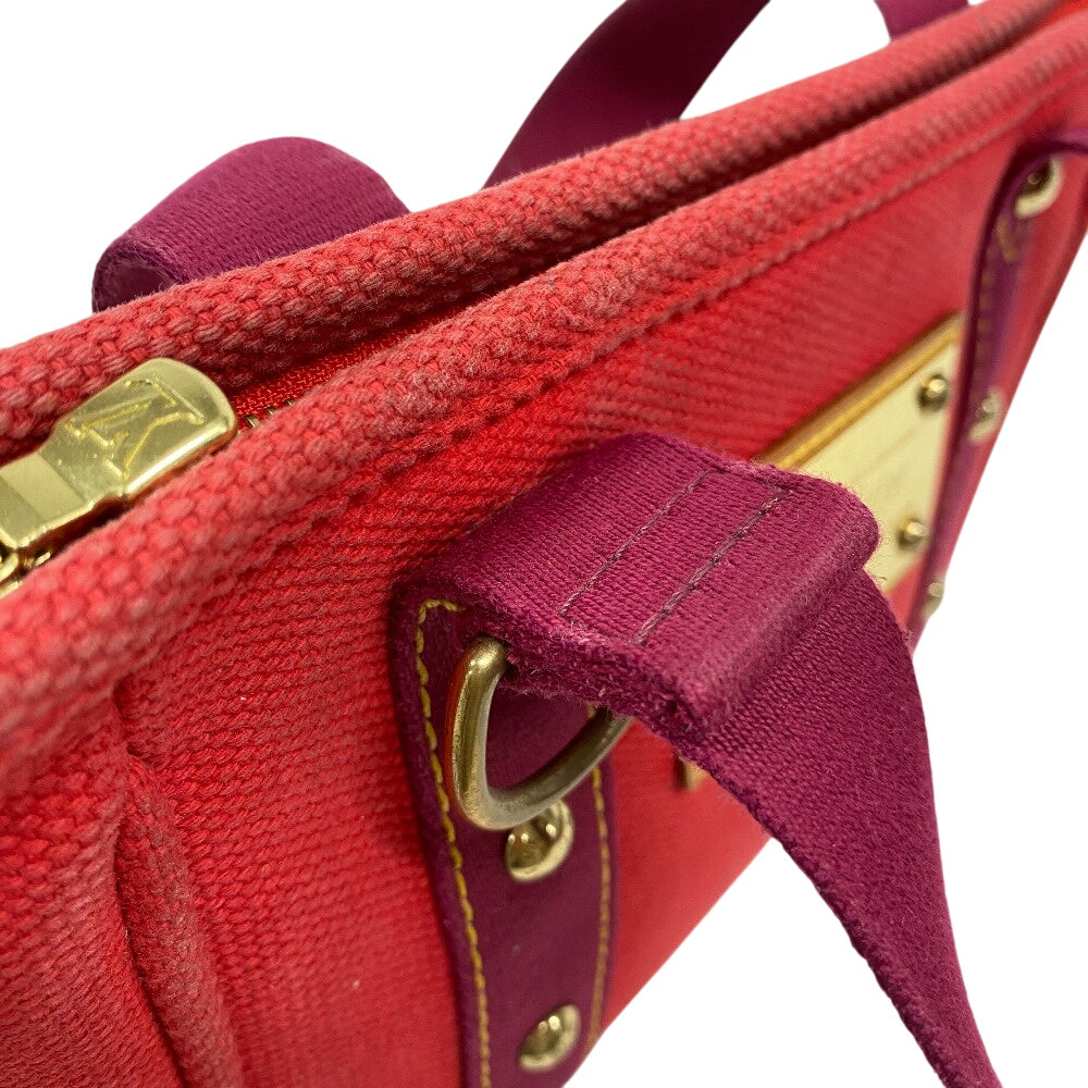 LOUIS VUITTON Handbag M40037 canvas Red With logo Antigua Kava PM Women