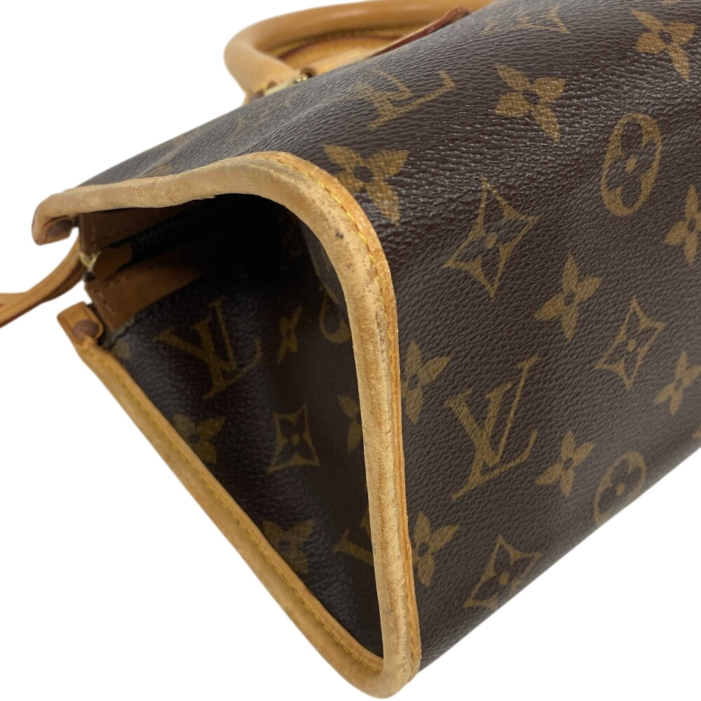 LOUIS VUITTON Handbag M40009 leather Brown Monogram Popan cool Women