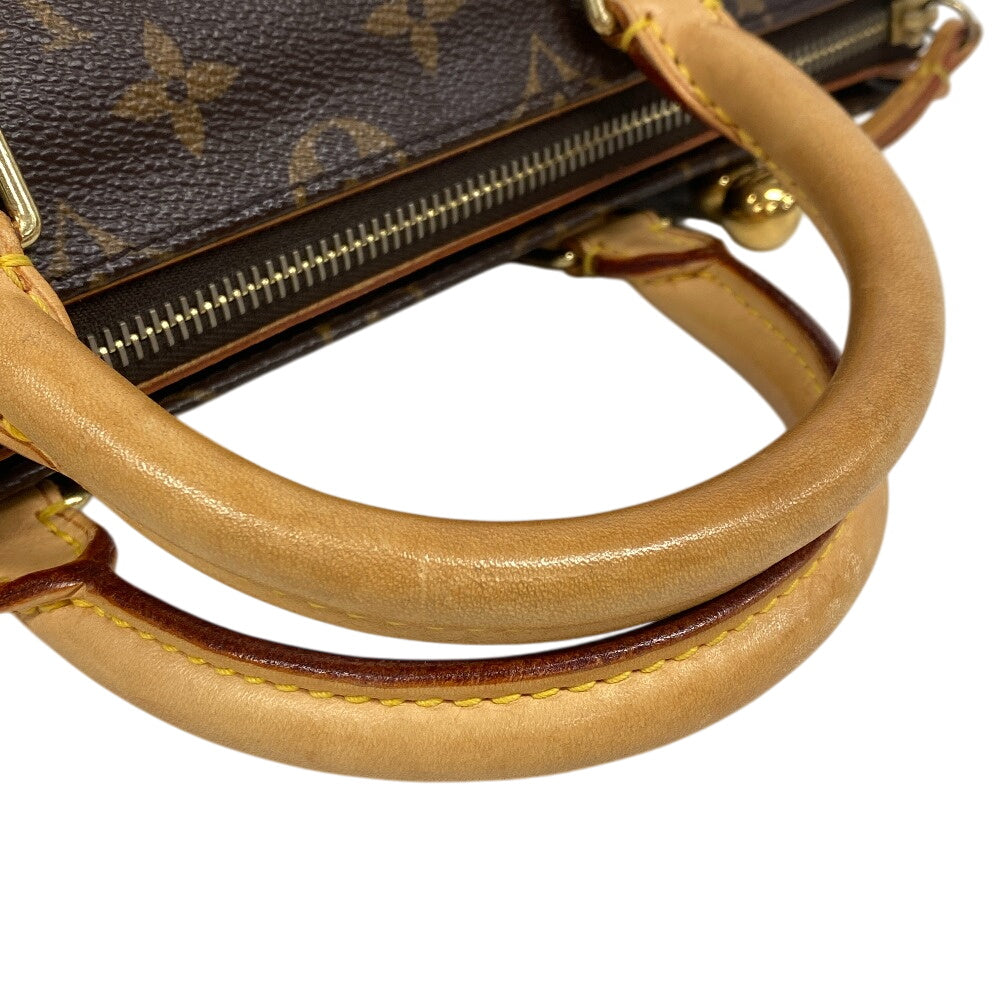 LOUIS VUITTON Handbag M40009 leather Brown Monogram Popan cool Women