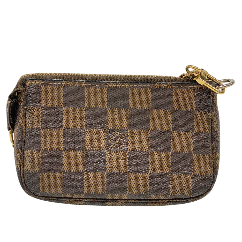 LOUIS VUITTON Pouch Damier Brown Accessory pouch Damier Mini Pochette Accessoar Women
