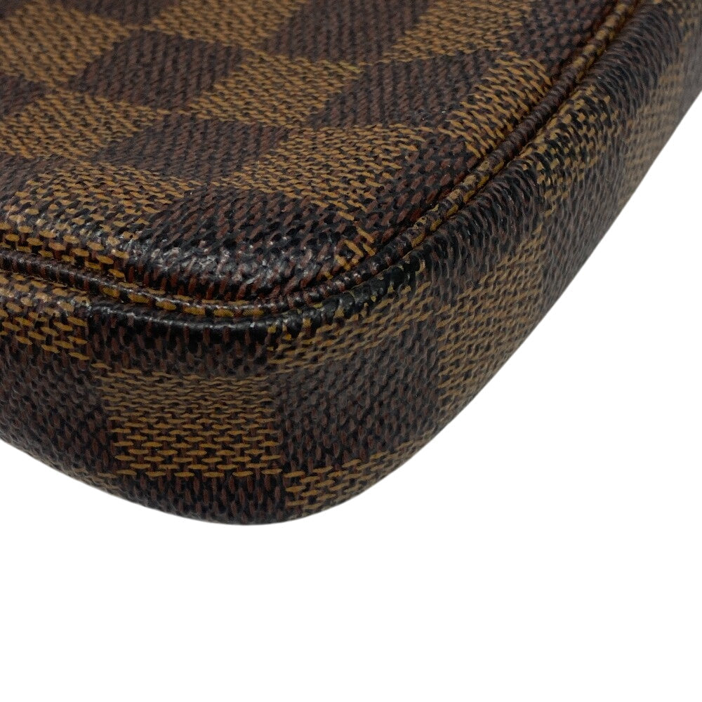 LOUIS VUITTON Pouch Damier Brown Accessory pouch Damier Mini Pochette Accessoar Women