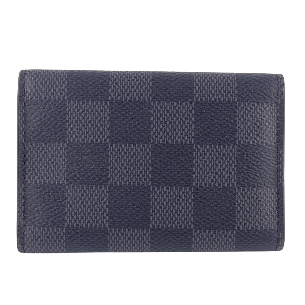 LOUIS VUITTON Key case Key holder Damier Graphite , Leather gray Damier Grafitte Multicles6 Women(Unisex)