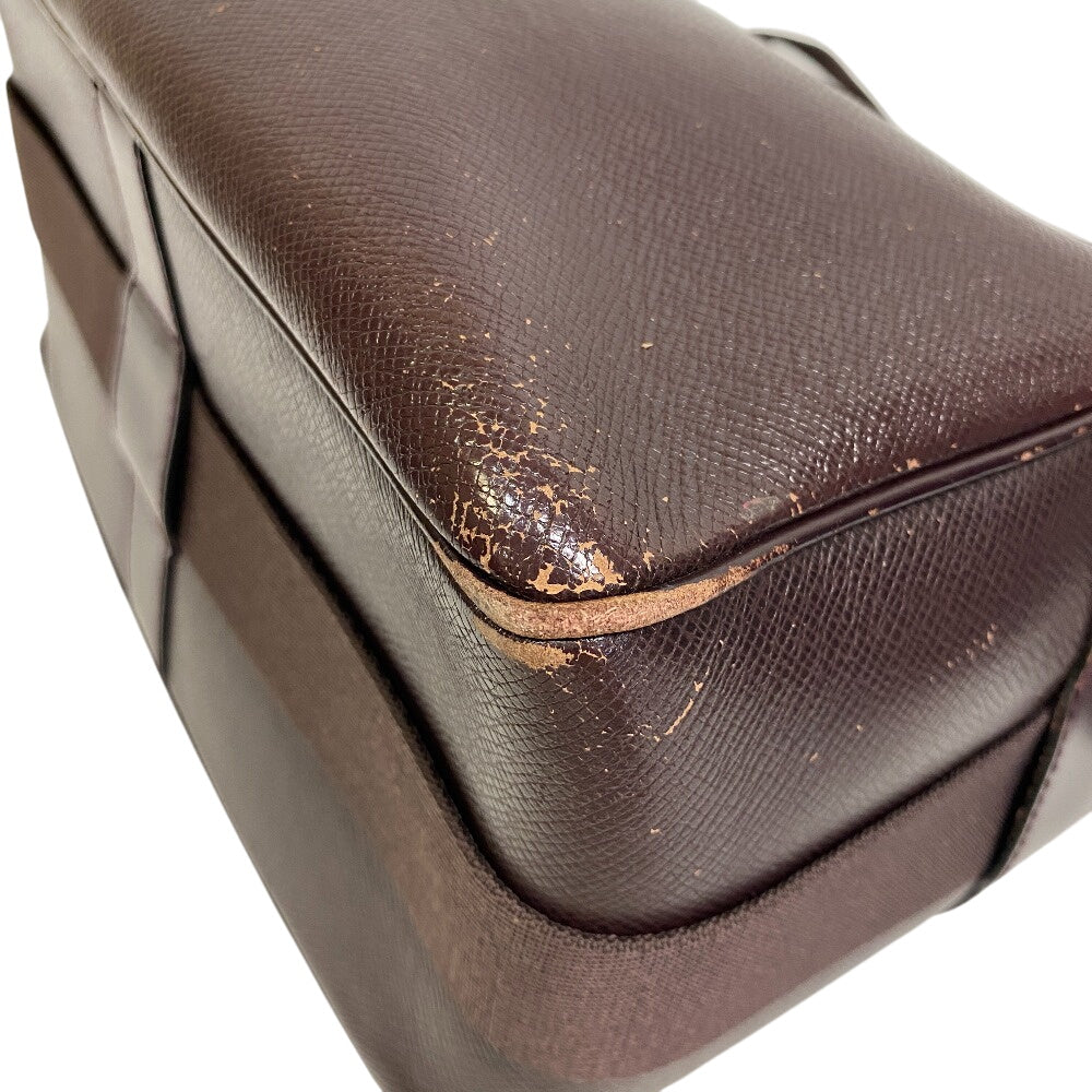 LOUIS VUITTON Shoulder Bag Leather, Canvas Brown Crossbody Taiga Reporter PM mens