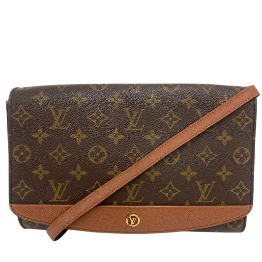LOUIS VUITTON Shoulder Bag leather Brown Monogram Bordeaux27 Women