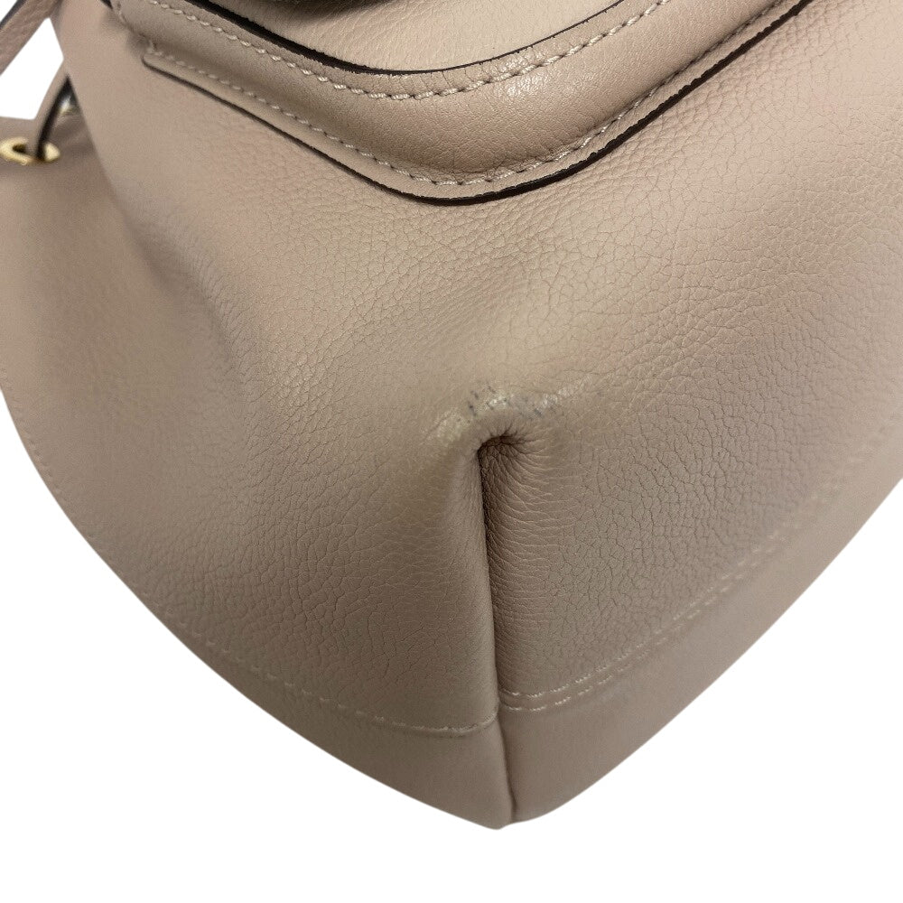 LOUIS VUITTON Handbag leather beige Drawstring Shoulder Bag Rock Me BucketNV Women
