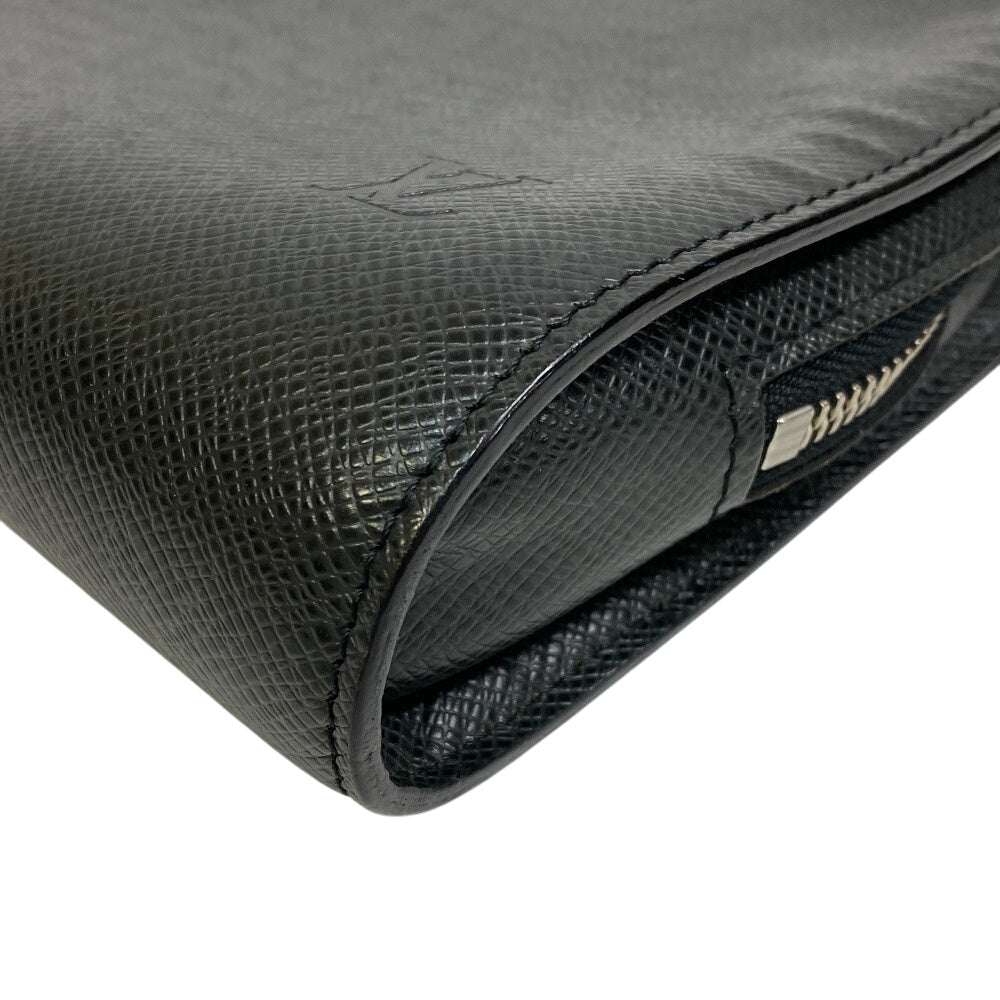 LOUIS VUITTON business bag Taiga black Taiga Baikal mens