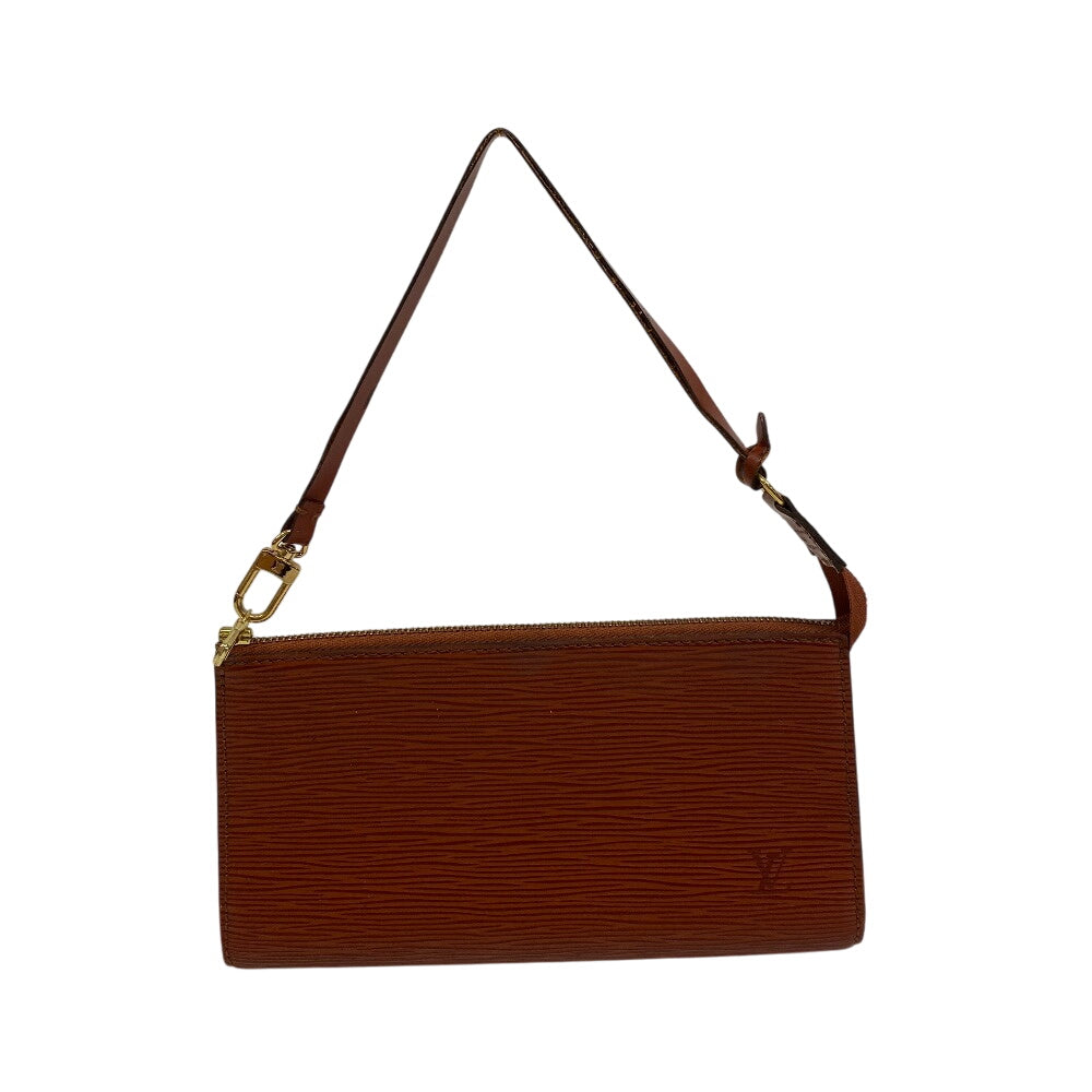 LOUIS VUITTON Pouch Epi Brown Epi Pochette Accessoar Women