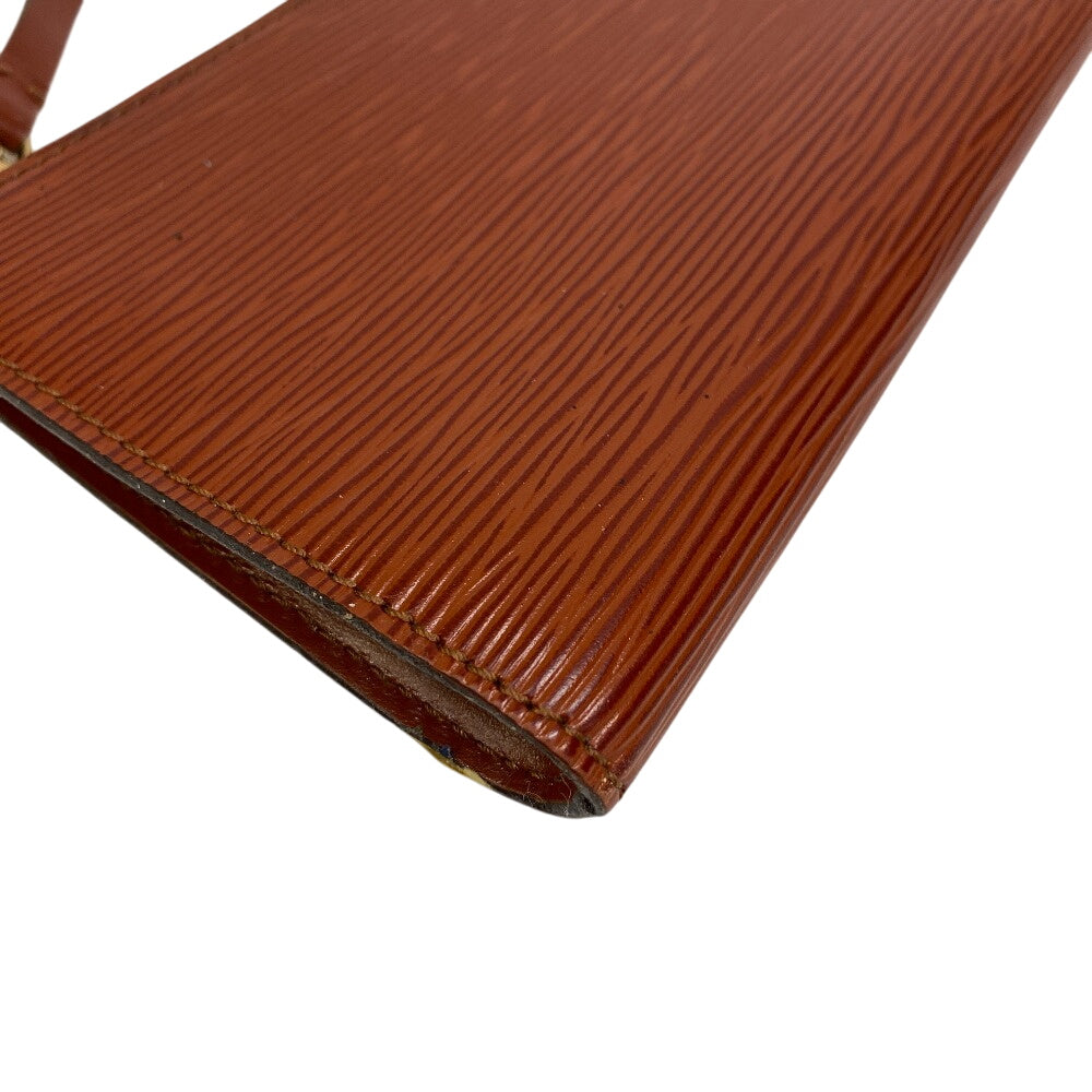 LOUIS VUITTON Pouch Epi Brown Epi Pochette Accessoar Women