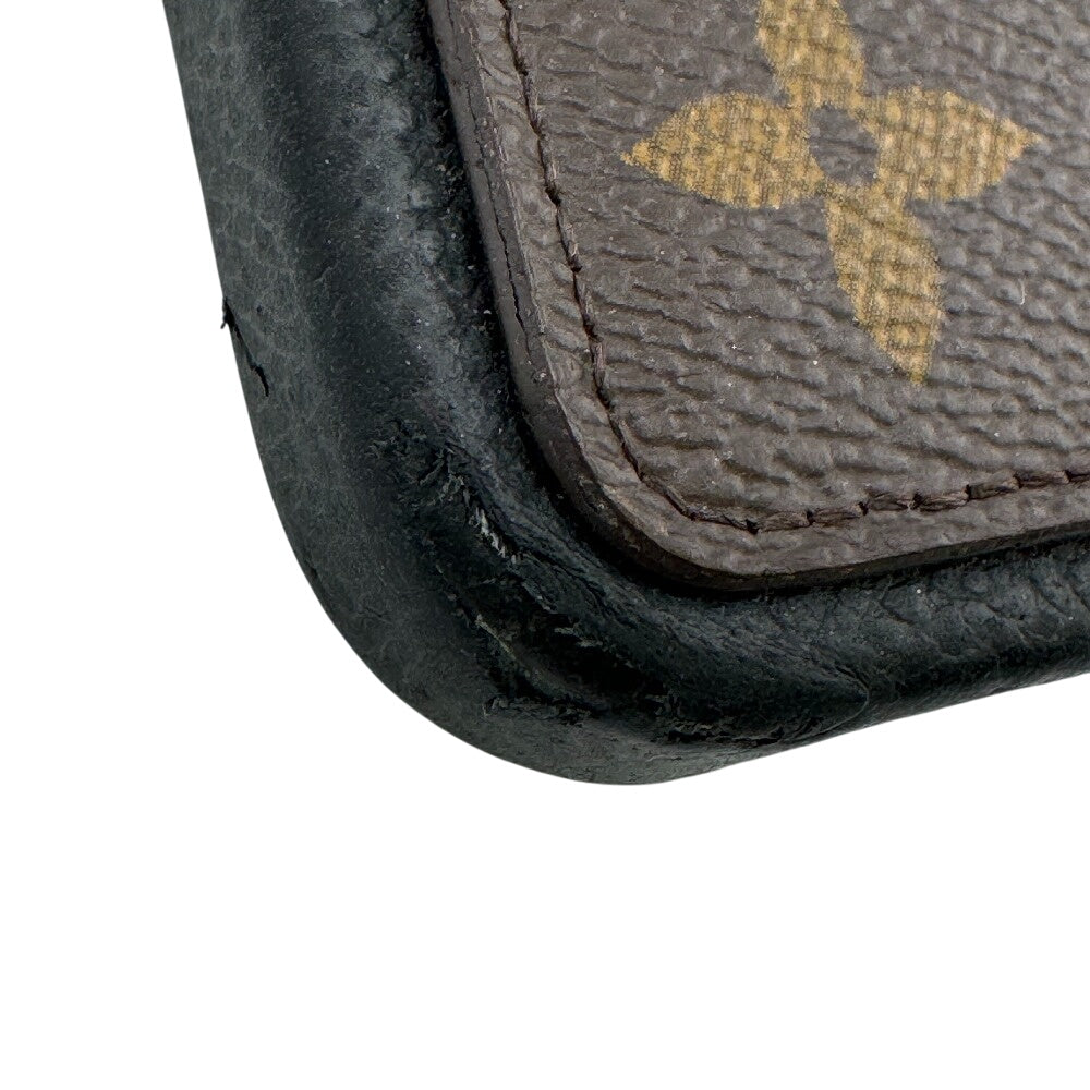 Luxury Women's Handbag | LOUIS VUITTON iPhone case leather black Monogram Bumper iPhone 15Pro MAX