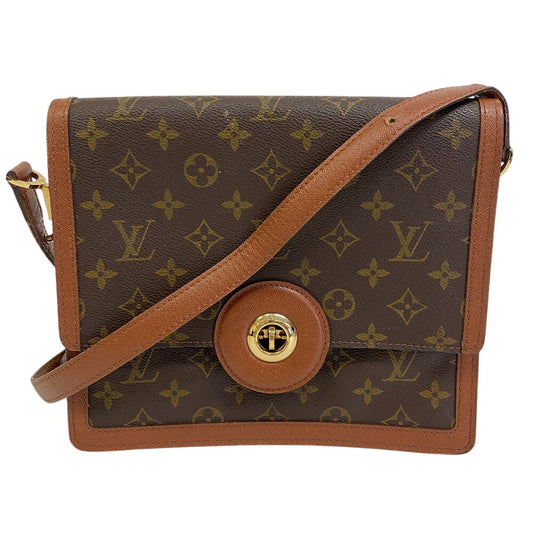 LOUIS VUITTON Shoulder Bag leather Brown Monogram Raspail Women