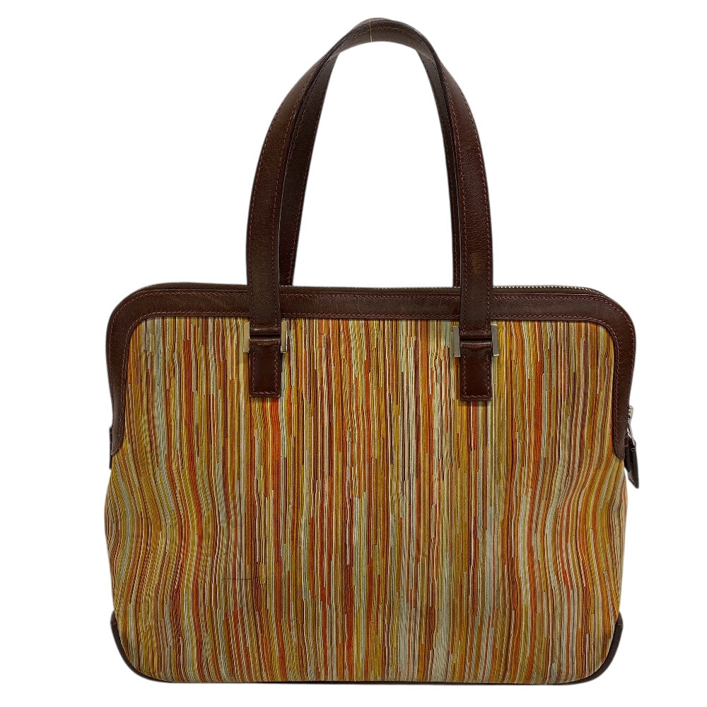 HERMES Handbag leather multicolor Vibrato Escapada Women