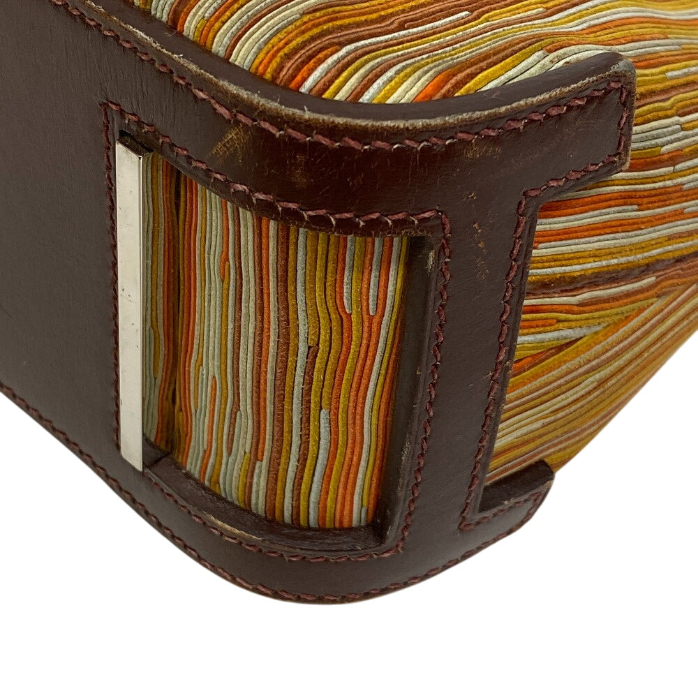 HERMES Handbag leather multicolor Vibrato Escapada Women