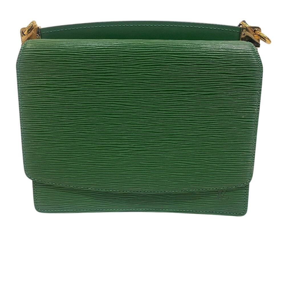 LOUIS VUITTON Shoulder Bag Epi green Epi Grenel Women